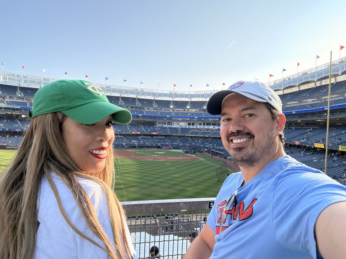 Bryan & Delores at Yankee Stadium