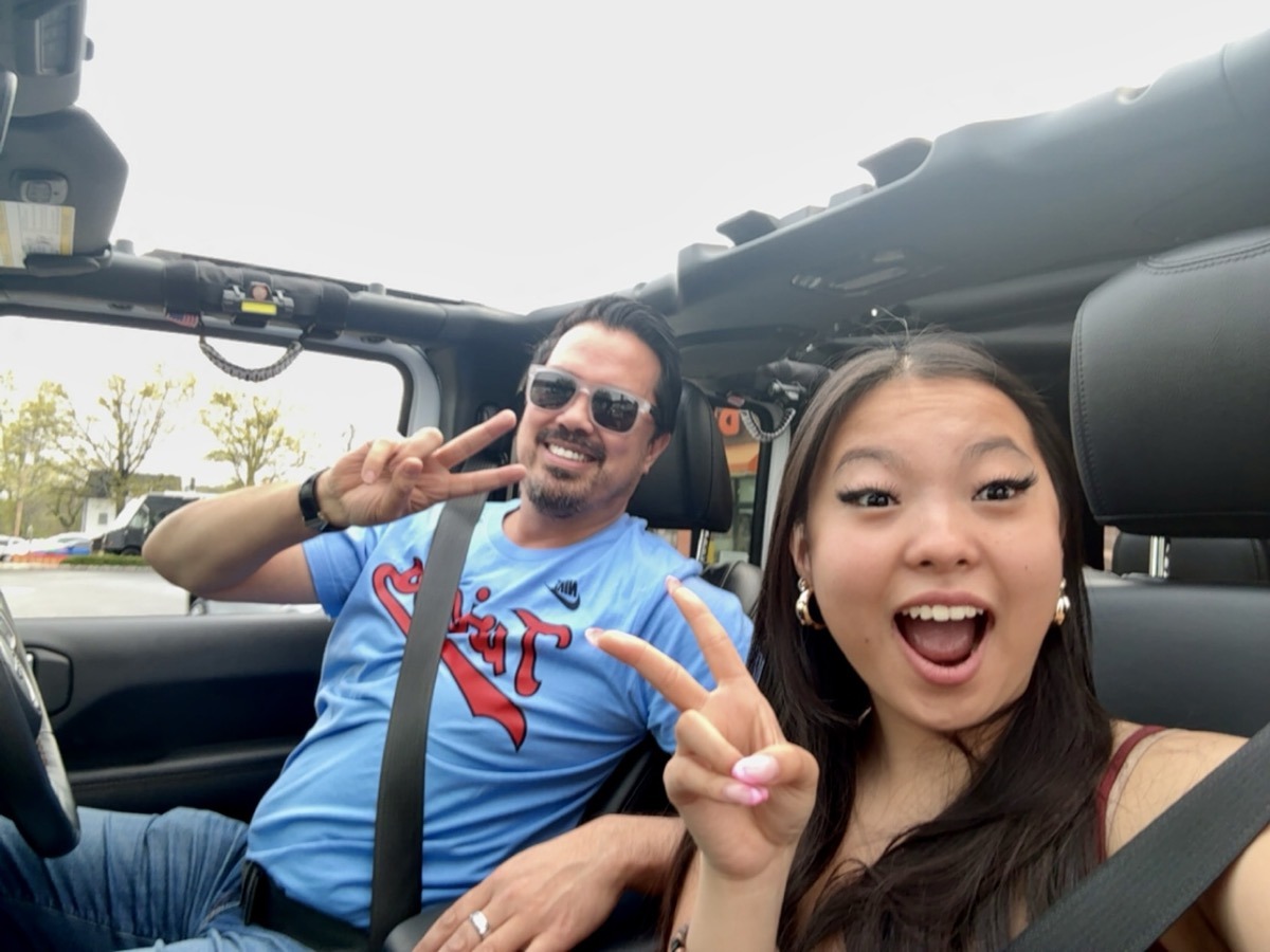 Bryan & Sylvia Jeep selfie