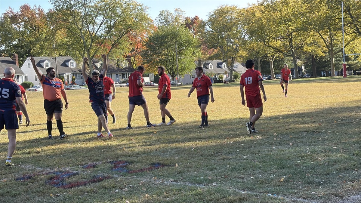 Gabe playing Union County Rugby